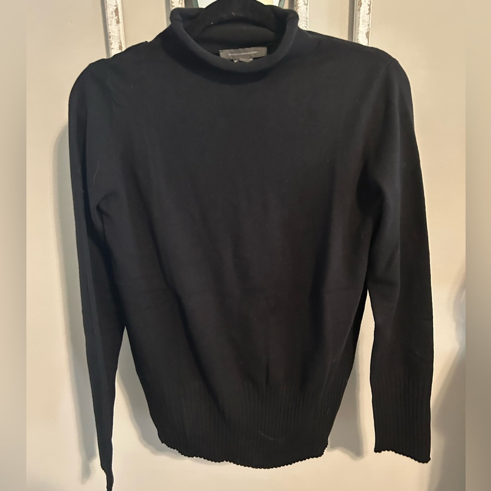 French Connection Black Turtleneck Sweater